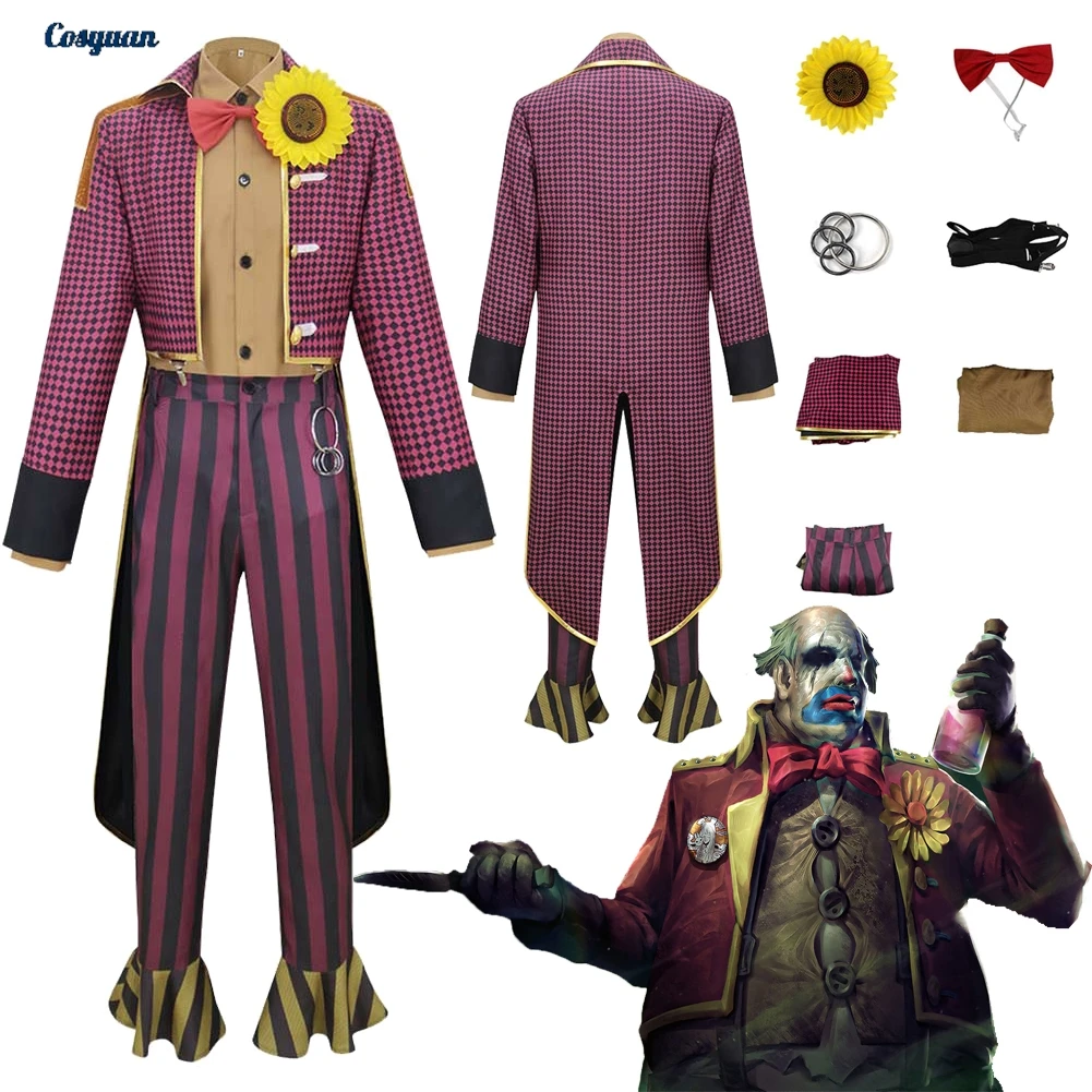 Game Daylight Cosplay The Clown Top Pants Shirt Cloth Men Adult Party Disguise Roleplay Halloween Costume Carnival Outfits Suits
Game Daylight Cosplay The Clown Top Pants Shirt Cloth Men Adult Party Disguise Roleplay Halloween Costume Carnival Outfits Suits