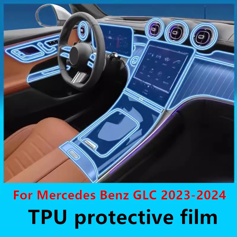 Car Interior Center console Transparent TPU Protective film Anti-scratch Repair film For Mercedes Benz GLC 2023-2024 Accessories
Car Interior Center console Transparent TPU Protective film Anti-scratch Repair film For Mercedes Benz GLC 2023-2024 Accessories