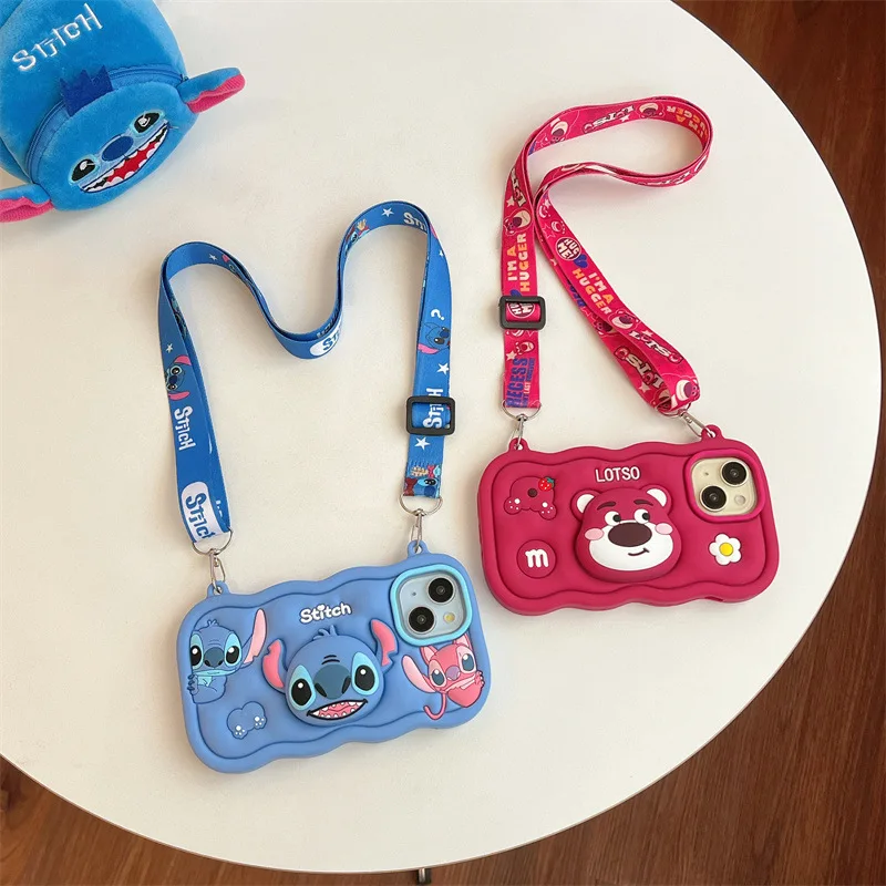 Мультяшный держатель клубничного медведя со шнурком через плечо, волнистый чехол для телефона для iPhone 12, 13, 14, 15, 16 Pro Max, противоударный чехол
Мультяшный держатель клубничного медведя со шнурком через плечо, волнистый чехол для телефона для iPhone 12, 13, 14, 15, 16 Pro Max, противоударный чехол