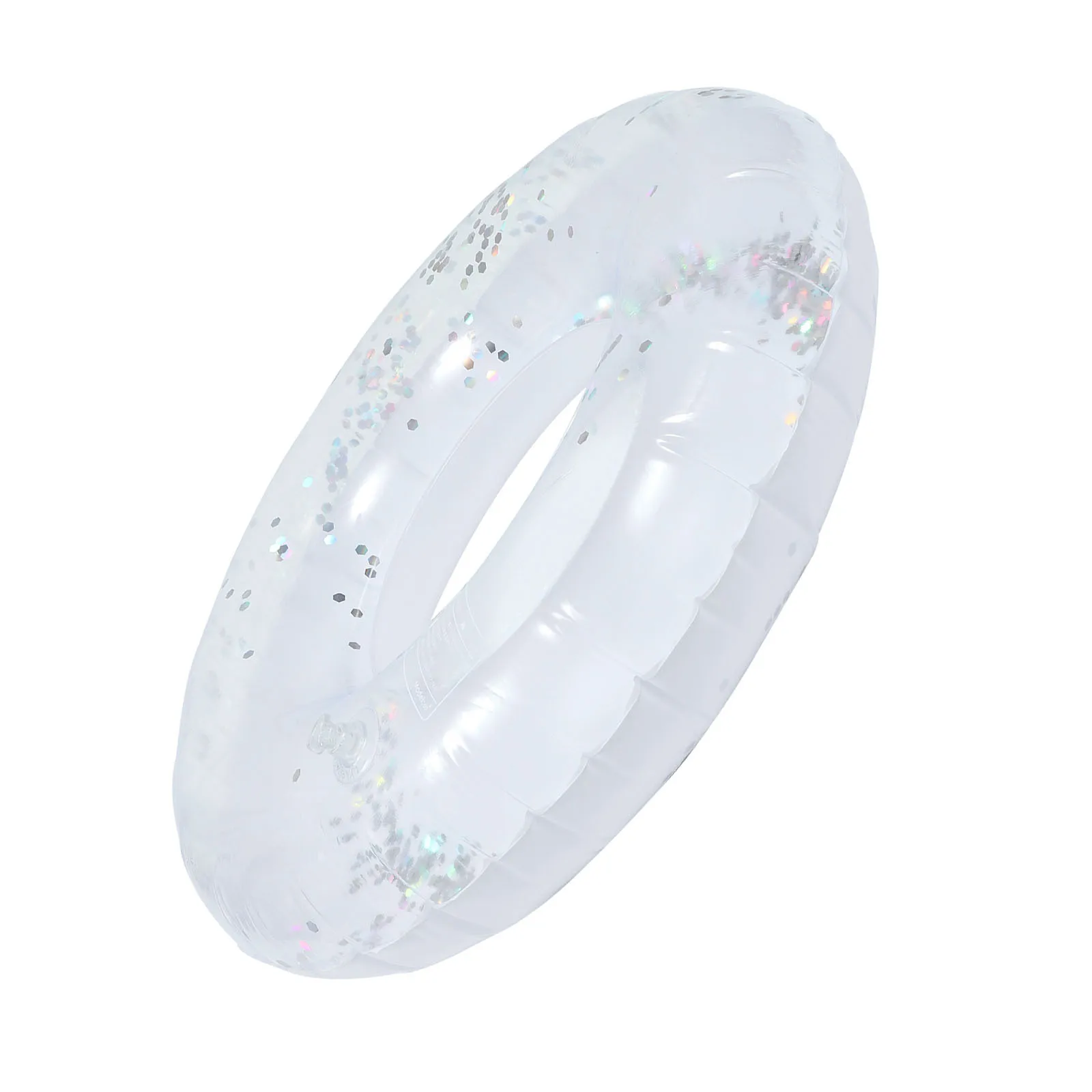 Transparent Sequins Inflatable Swimming Ring 60cm Thick PVC Wear Resistant Pool Accessory Safe Water Floatation Ring
Transparent Sequins Inflatable Swimming Ring 60cm Thick PVC Wear Resistant Pool Accessory Safe Water Floatation Ring