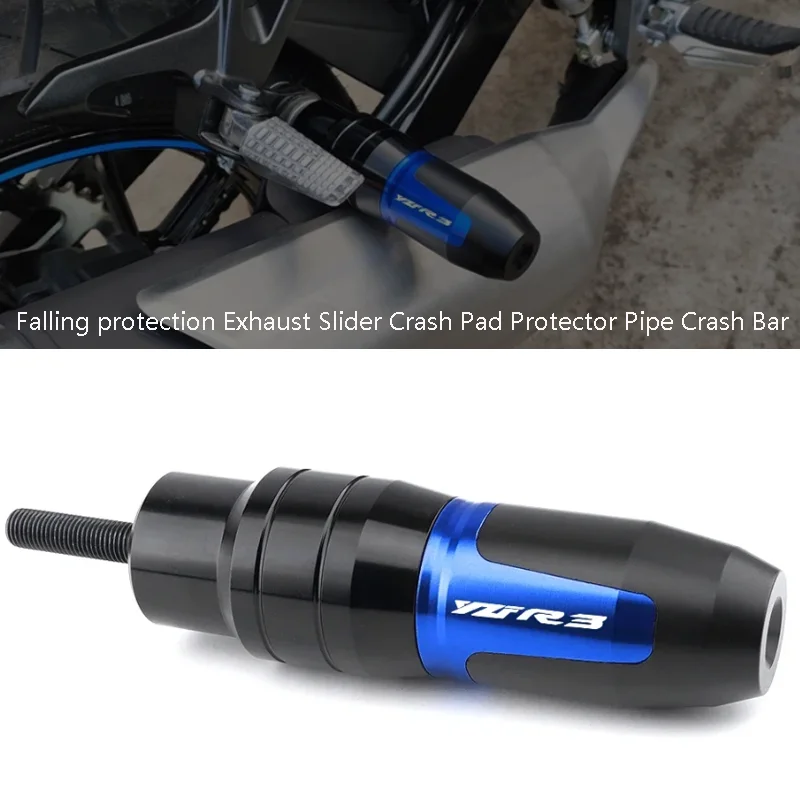 Motorcycle Accessoires For Yamaha YZF R3 YZFR3 YZF-R3 CNC Falling protection Exhaust Slider Crash Pad Protector Pipe Crash Bar
Motorcycle Accessoires For Yamaha YZF R3 YZFR3 YZF-R3 CNC Falling protection Exhaust Slider Crash Pad Protector Pipe Crash Bar