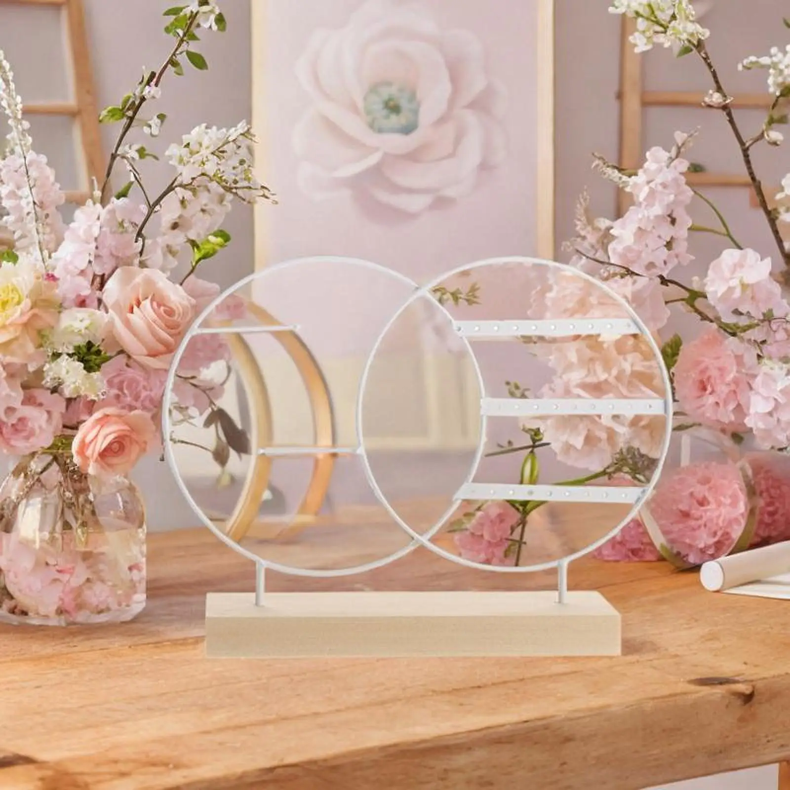 Earrings Display Stand Earring Holder for Women Girls Stylish Jewelry Holder Jewelry Storage Rack for Necklaces Bracelets
Earrings Display Stand Earring Holder for Women Girls Stylish Jewelry Holder Jewelry Storage Rack for Necklaces Bracelets