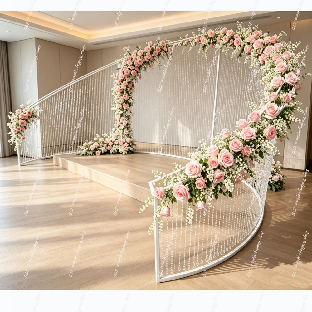 New Wedding Props Tall Gold Metal Wedding Party crystal bead Flower Stand Backdrop Large Floor Flower Frame Wedding Centerpieces
New Wedding Props Tall Gold Metal Wedding Party crystal bead Flower Stand Backdrop Large Floor Flower Frame Wedding Centerpieces