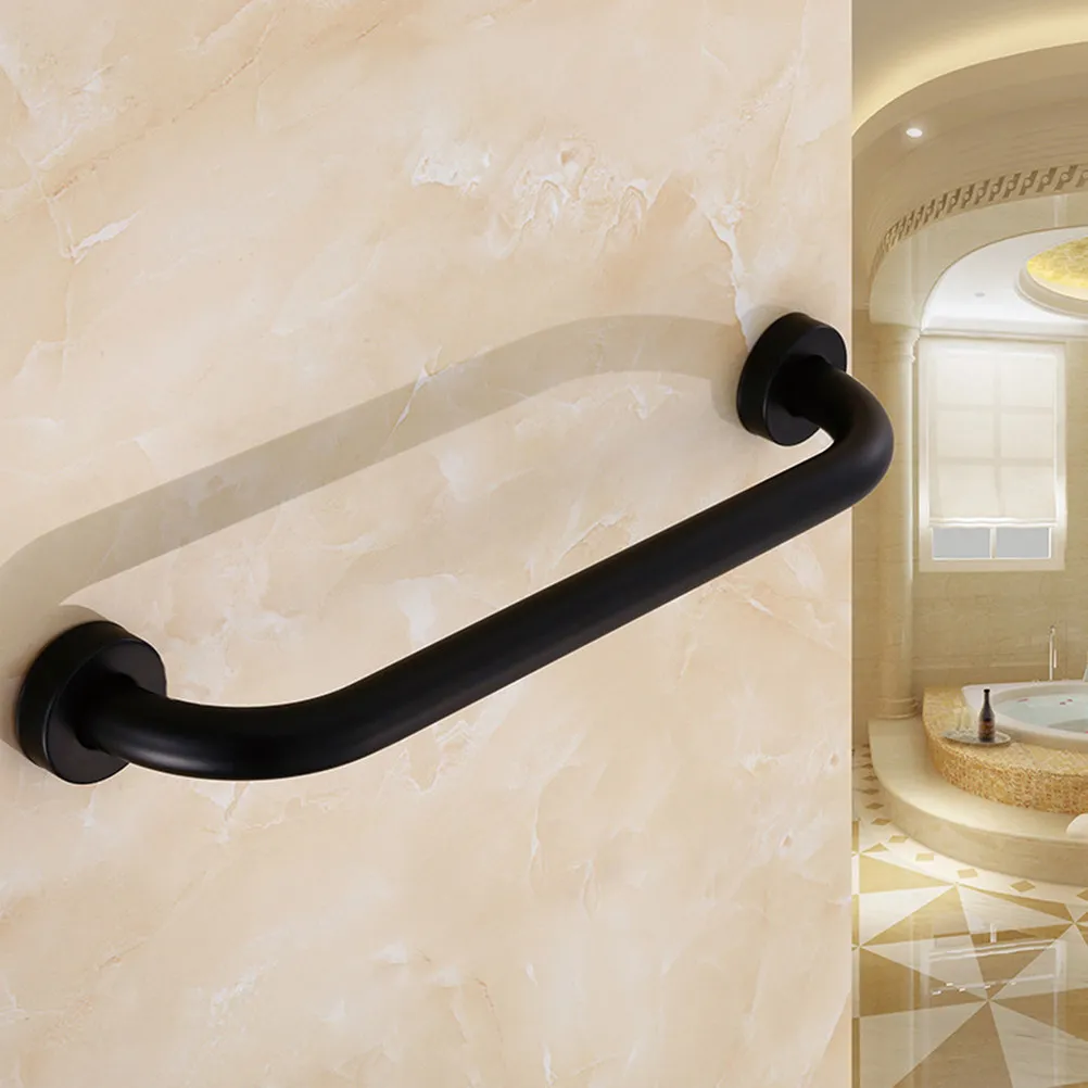 Black 43cm Bathroom Grab Bar Stainless Steel Safety Handle Non-Slip Shower Armrest Toilet Safety Bar for Elderly
Black 43cm Bathroom Grab Bar Stainless Steel Safety Handle Non-Slip Shower Armrest Toilet Safety Bar for Elderly