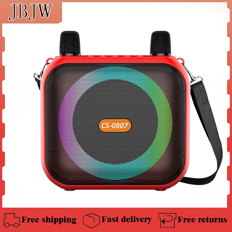 JBJW Portable Karaoke Wireless Speaker Dual Microphone 8-inch Bluetooth 5.3 Bass Magic Sound Function TF,USB Outdoors Subwoofer
JBJW Portable Karaoke Wireless Speaker Dual Microphone 8-inch Bluetooth 5.3 Bass Magic Sound Function TF,USB Outdoors Subwoofer