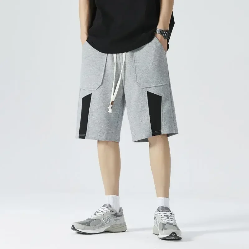 Casual Shorts Men Street Loose Trendy Drawstring Patchwork Short Sweatpants Outdoor Lightweight Large Size Streetwear Shorts
Casual Shorts Men Street Loose Trendy Drawstring Patchwork Short Sweatpants Outdoor Lightweight Large Size Streetwear Shorts