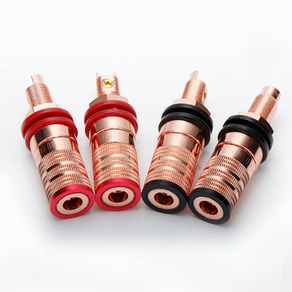 HIFI High End Copper Plated Speaker Binding Post Jack Terminal Connector for Audio AMP Socket Terminal BP1132
HIFI High End Copper Plated Speaker Binding Post Jack Terminal Connector for Audio AMP Socket Terminal BP1132