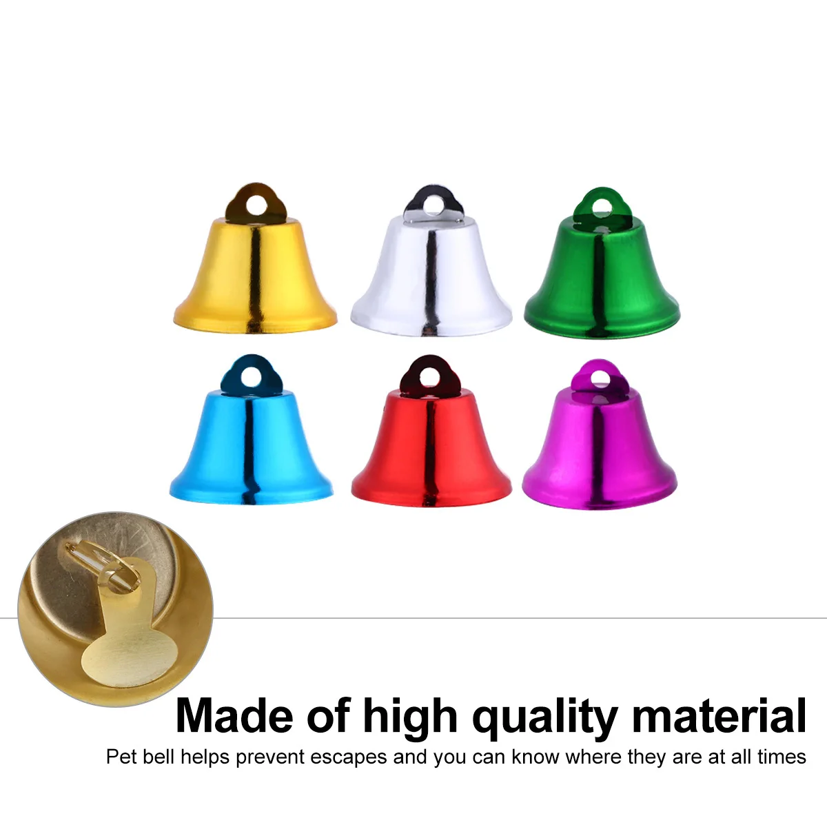 20pcs Colorful Christmas Bell Pendant Metal Hanging Jingle Bells Holiday Decor Festival Gift Xmas Party Decoration
20pcs Colorful Christmas Bell Pendant Metal Hanging Jingle Bells Holiday Decor Festival Gift Xmas Party Decoration