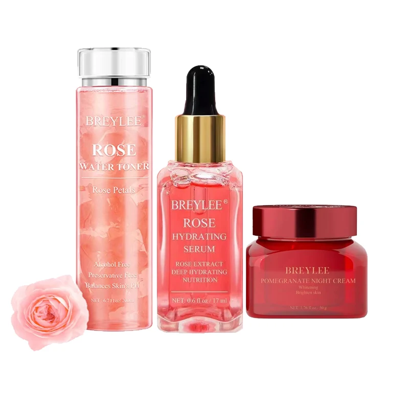 BREYLEE Rose Essence Red Pomegranate Face Cream Set Moisturizing And Brightening
BREYLEE Rose Essence Red Pomegranate Face Cream Set Moisturizing And Brightening