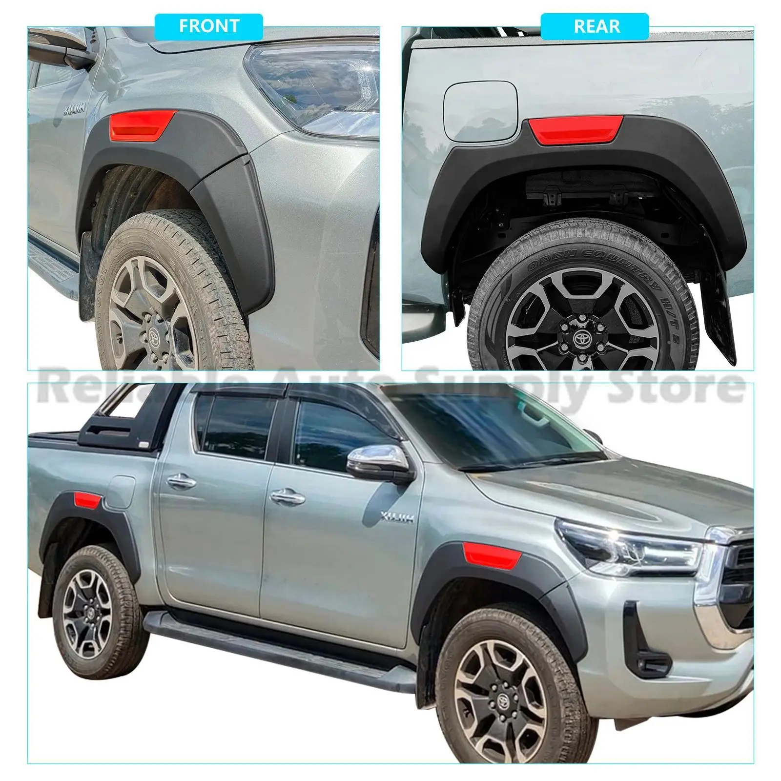 For Toyota Hilux Revo with Fender Flares Pickup Truck Off Road Wheel Hub Upgrade Kit 15-21 Inch Car Styling Accessories Premium
For Toyota Hilux Revo with Fender Flares Pickup Truck Off Road Wheel Hub Upgrade Kit 15-21 Inch Car Styling Accessories Premium