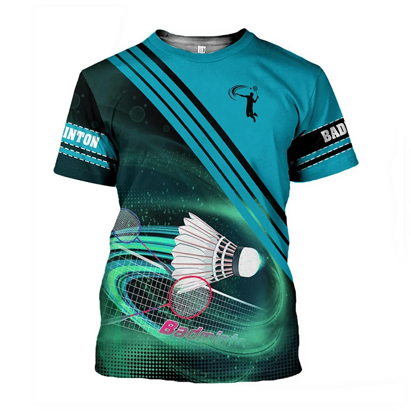 3D Printing Badminton Graphic Men's T Shirts Summer Trendy Fitness Sports Short Sleeve For Men Casual Breathable Round Neck Tees
3D Printing Badminton Graphic Men's T Shirts Summer Trendy Fitness Sports Short Sleeve For Men Casual Breathable Round Neck Tees