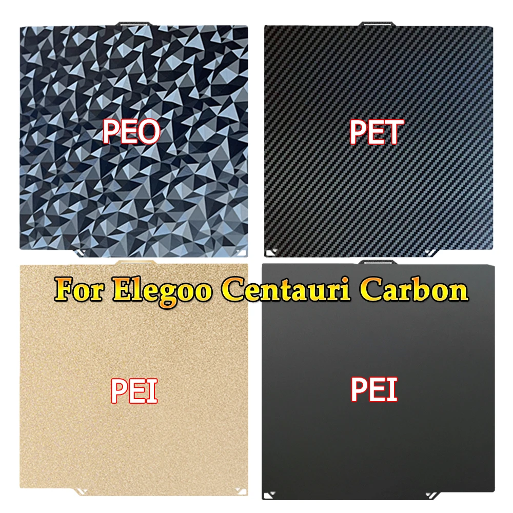 Пластина PEI для Elegoo Centauri Carbon Build Plate 260x271 мм, двухсторонняя PEO PET PEY, лист пружинной стали PEI для Centauri Carbon
Пластина PEI для Elegoo Centauri Carbon Build Plate 260x271 мм, двухсторонняя PEO PET PEY, лист пружинной стали PEI для Centauri Carbon
