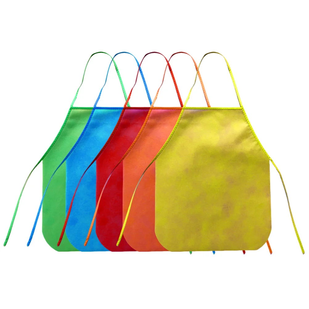 5pcs Children Aprons Non-woven Kids Painting Smocks 40x50cm Lovely Kids Apron Multi-color Toddler Craft Home Use
5pcs Children Aprons Non-woven Kids Painting Smocks 40x50cm Lovely Kids Apron Multi-color Toddler Craft Home Use