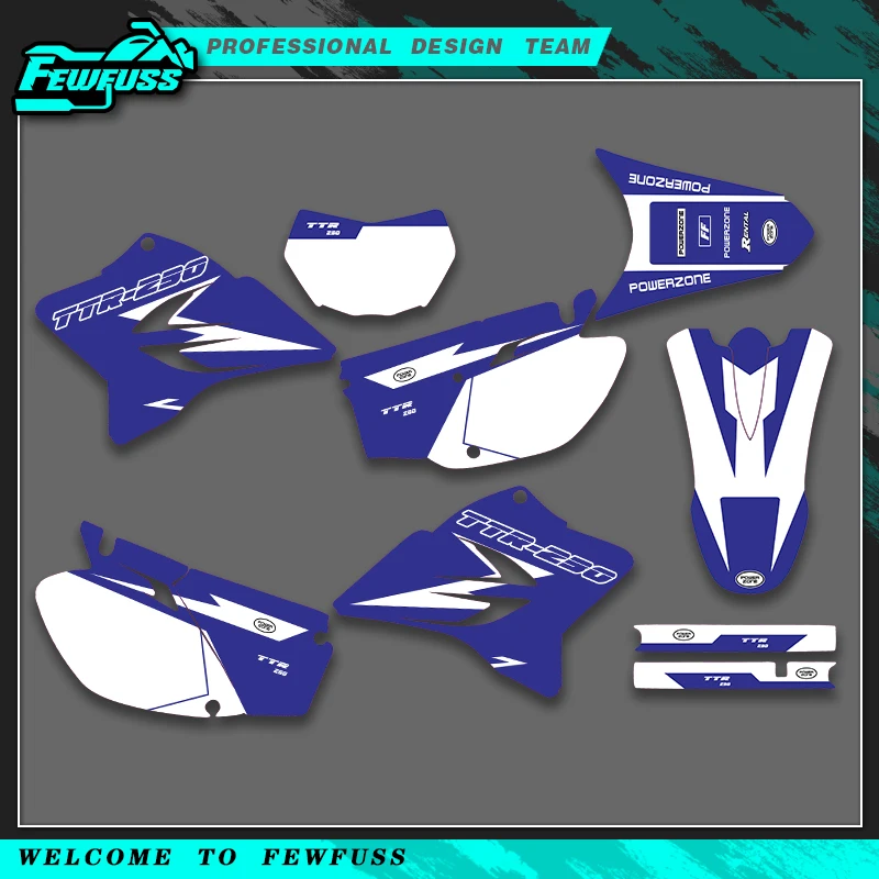 Fewfuss For YAMAHA TTR 230 TTR230 2005-2023 Full Graphics Decals Stickers Motorcycle Background Number Name Custom
Fewfuss For YAMAHA TTR 230 TTR230 2005-2023 Full Graphics Decals Stickers Motorcycle Background Number Name Custom