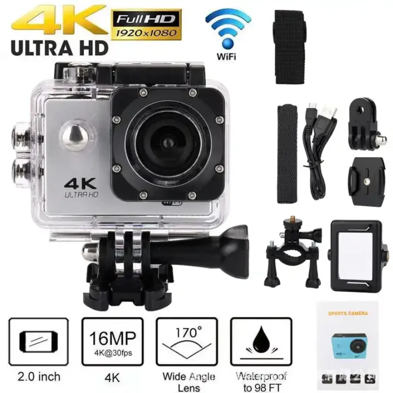 D800 Smart Video Camera HD Sports 4K With WiFi Waterproof Action Camera And Anti-shake Lithium Battery Sports Cameras
D800 Smart Video Camera HD Sports 4K With WiFi Waterproof Action Camera And Anti-shake Lithium Battery Sports Cameras