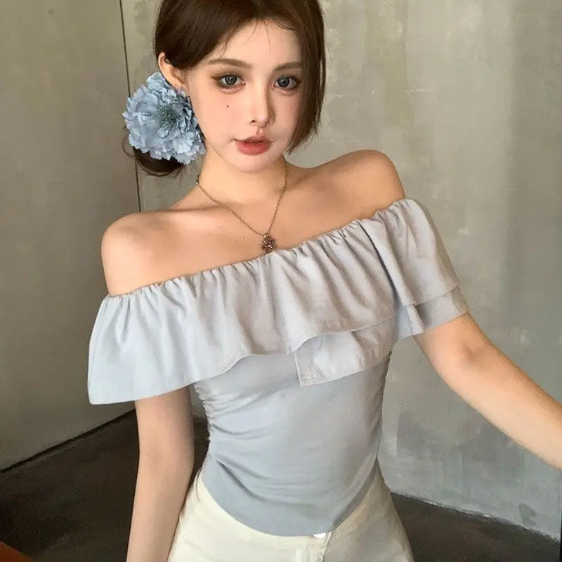 Onalippa 2025 Summer New Pure Desire Style Spicy Girl Short Sleeved T-shirt Slim Fit Versatile Design Sense Top Women
Onalippa 2025 Summer New Pure Desire Style Spicy Girl Short Sleeved T-shirt Slim Fit Versatile Design Sense Top Women