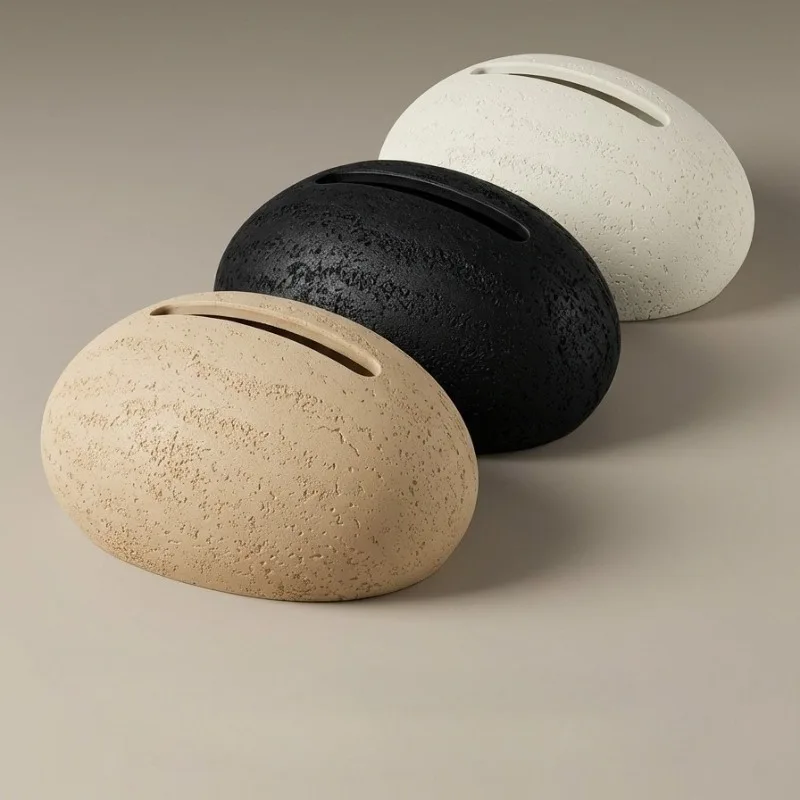 Modern Oval Pebble-Shaped Napkin Box Desktop Art Tissue Box Decoration Abstract Style Wind Cave Stone Tissue Box Home Decoration
Modern Oval Pebble-Shaped Napkin Box Desktop Art Tissue Box Decoration Abstract Style Wind Cave Stone Tissue Box Home Decoration