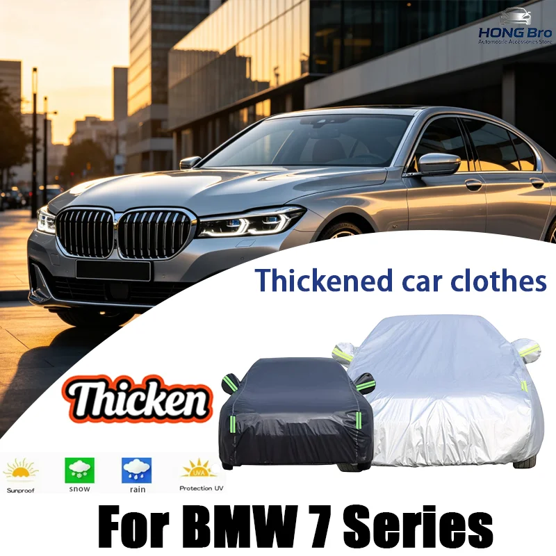 For BMW 7 Series Outdoor Car Cover With Reflective Strips, Waterproof Snowproof Dustproof, UV Protection Auto Accessories
For BMW 7 Series Outdoor Car Cover With Reflective Strips, Waterproof Snowproof Dustproof, UV Protection Auto Accessories