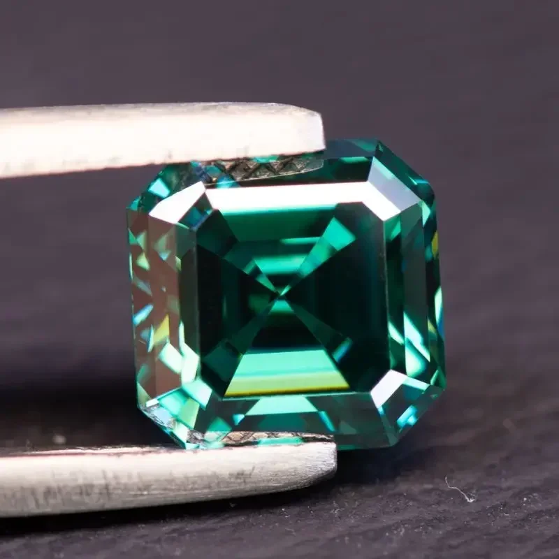 NEW Moissanite Stone Asscher Cut Natural Emerald Green Color charms DIY Ring Necklace Earrings Main Materials with Certificate
NEW Moissanite Stone Asscher Cut Natural Emerald Green Color charms DIY Ring Necklace Earrings Main Materials with Certificate