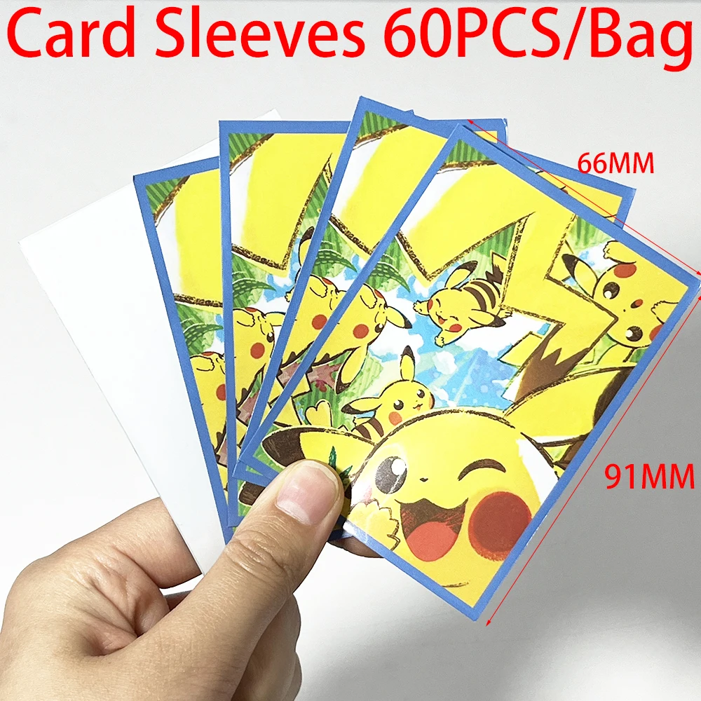 60PCS Cute Pikacu Card Sleeves Trading Cards Protector Cartoon Animation Cards Shield Outer Cover 66x91MM TCG/PTCG Standard size
60PCS Cute Pikacu Card Sleeves Trading Cards Protector Cartoon Animation Cards Shield Outer Cover 66x91MM TCG/PTCG Standard size