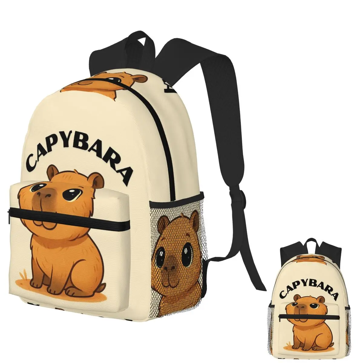 Cute Animated Capybara Student Backpack School Bag Hiking Travel Daypack for Men Women Fashion Bookbag Shoulder Bags
Cute Animated Capybara Student Backpack School Bag Hiking Travel Daypack for Men Women Fashion Bookbag Shoulder Bags