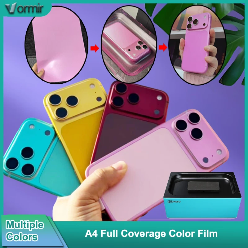 VORMIR 20pcs A4 Size Heat Shrink Color Change Film Full Cover Wrapped Skins for iPhone 17 Pro max Vacuum Wrapping Machine Use
VORMIR 20pcs A4 Size Heat Shrink Color Change Film Full Cover Wrapped Skins for iPhone 17 Pro max Vacuum Wrapping Machine Use