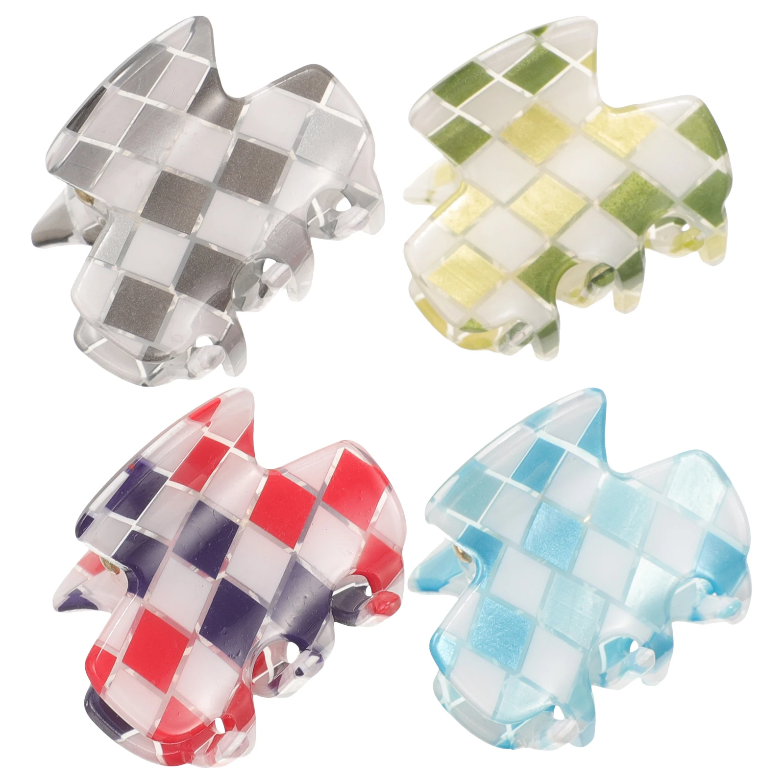 4pcs Mini Hair Claw Clips Non-Slip Acrylic Small Jaw Hairpin For Curly Wavy Straight Hair Bun Holders Fashionable Decorative
4pcs Mini Hair Claw Clips Non-Slip Acrylic Small Jaw Hairpin For Curly Wavy Straight Hair Bun Holders Fashionable Decorative