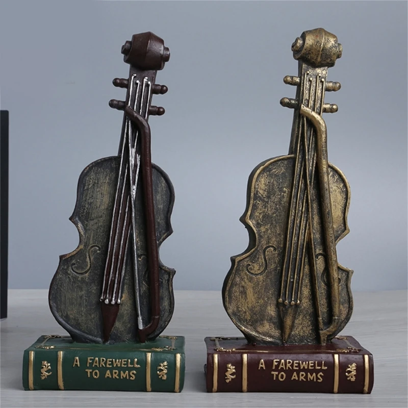 Vintage Resin Violin Model Home Decor Musical Instrument Statue Collectible Figurine Creative Ornament Miniature Toy
Vintage Resin Violin Model Home Decor Musical Instrument Statue Collectible Figurine Creative Ornament Miniature Toy