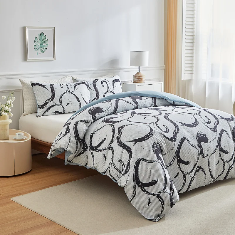 Home Four-Piece Set European and American Bedding Geometric Squares Tree Branches Diamond Grid Three-Piece Set Duvet Cover Sheet
Home Four-Piece Set European and American Bedding Geometric Squares Tree Branches Diamond Grid Three-Piece Set Duvet Cover Sheet