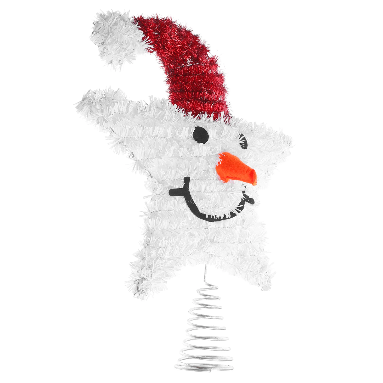 Snowman Tree Top Star 3d Ornament Treetop Christmas Topper Xmas Trees Decor Decoration Pentagram Party Plastic
Snowman Tree Top Star 3d Ornament Treetop Christmas Topper Xmas Trees Decor Decoration Pentagram Party Plastic
