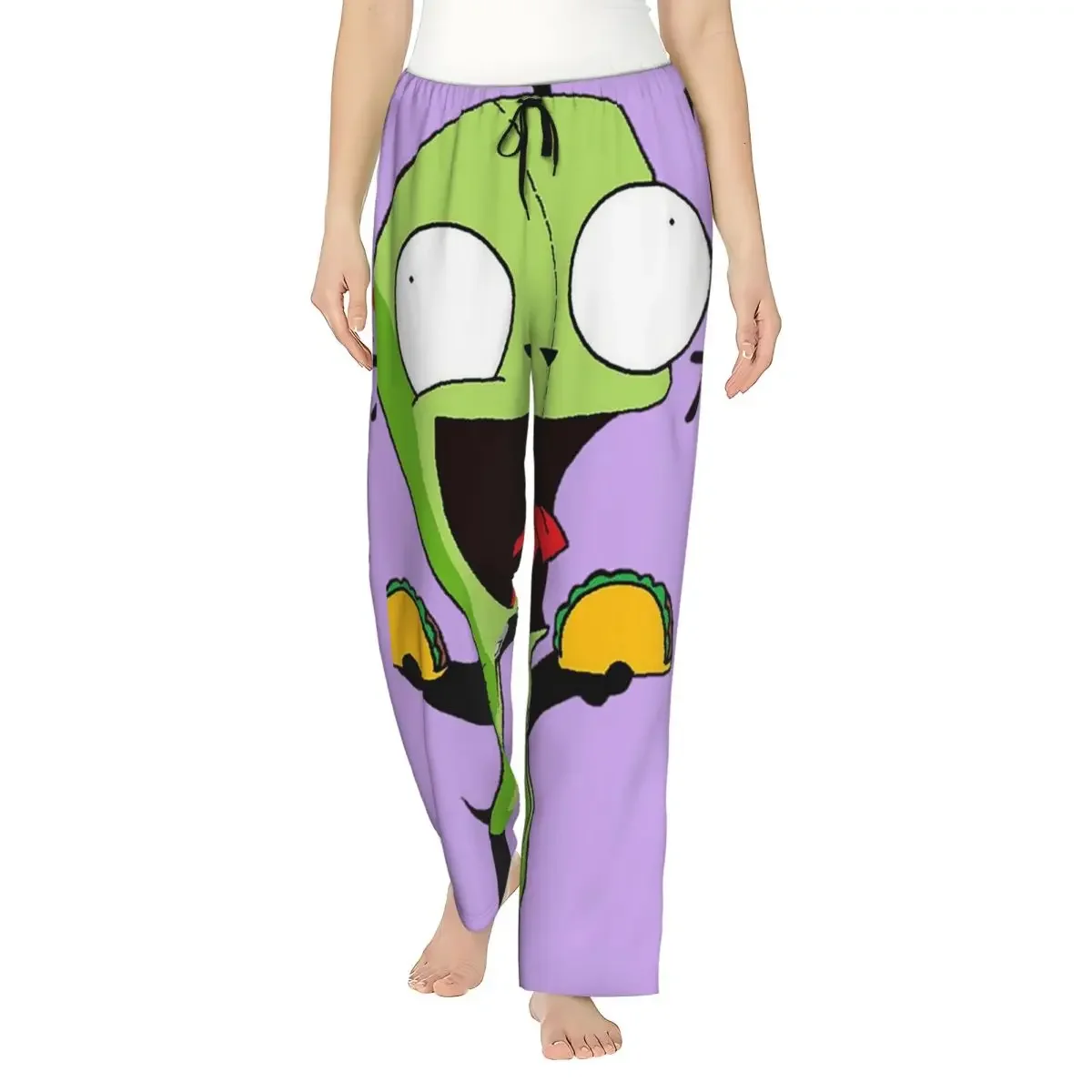 Custom Gir Loves Tacos (Invader Zim) Women Pajama Pants Lounge Sleep Sleepwear Bottoms with Pockets
Custom Gir Loves Tacos (Invader Zim) Women Pajama Pants Lounge Sleep Sleepwear Bottoms with Pockets