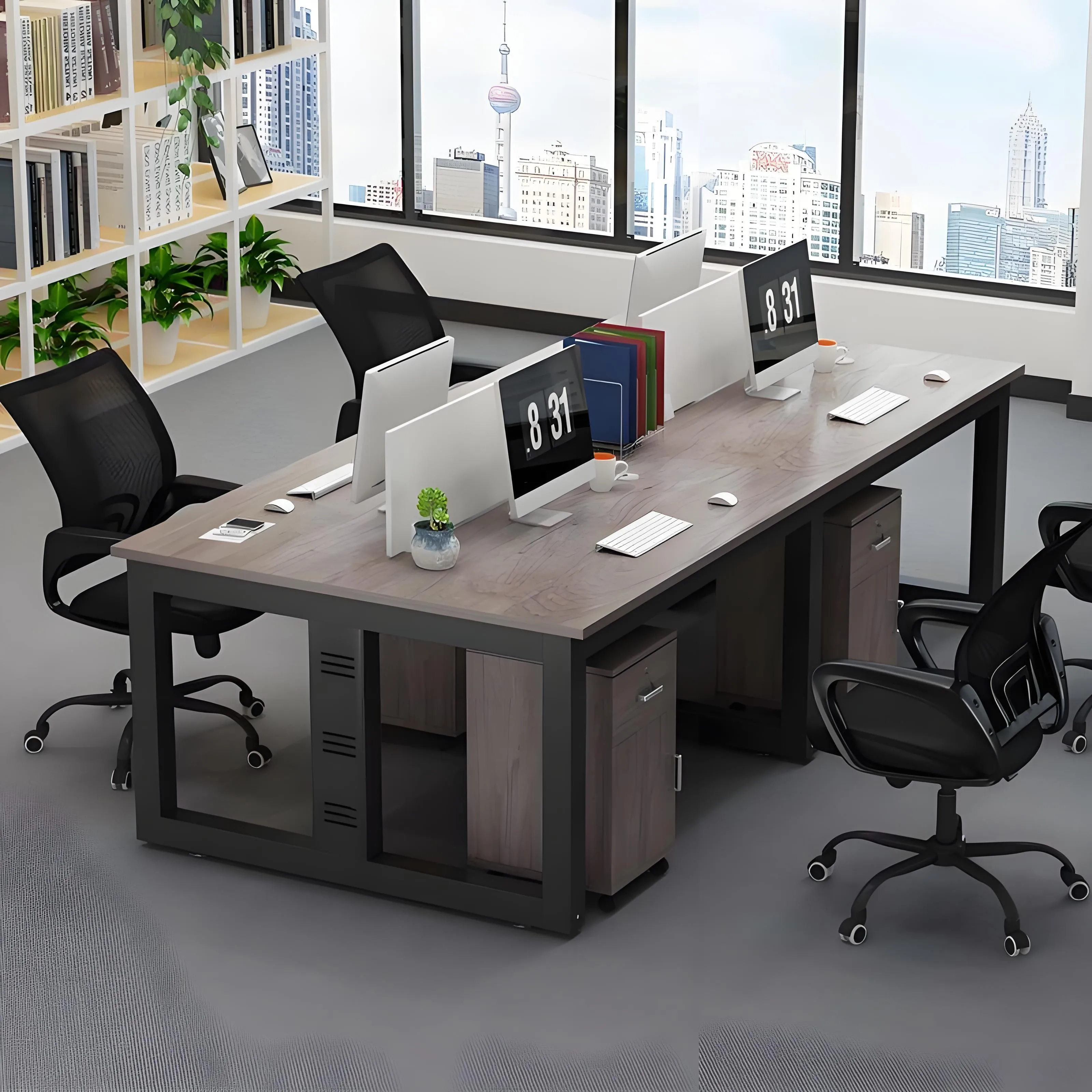 Modern Ergonomic Durable Convertible Extendable Modular Office Desk with Adjustable Height Easy Assembly & Eco-Friendly Features
Modern Ergonomic Durable Convertible Extendable Modular Office Desk with Adjustable Height Easy Assembly & Eco-Friendly Features