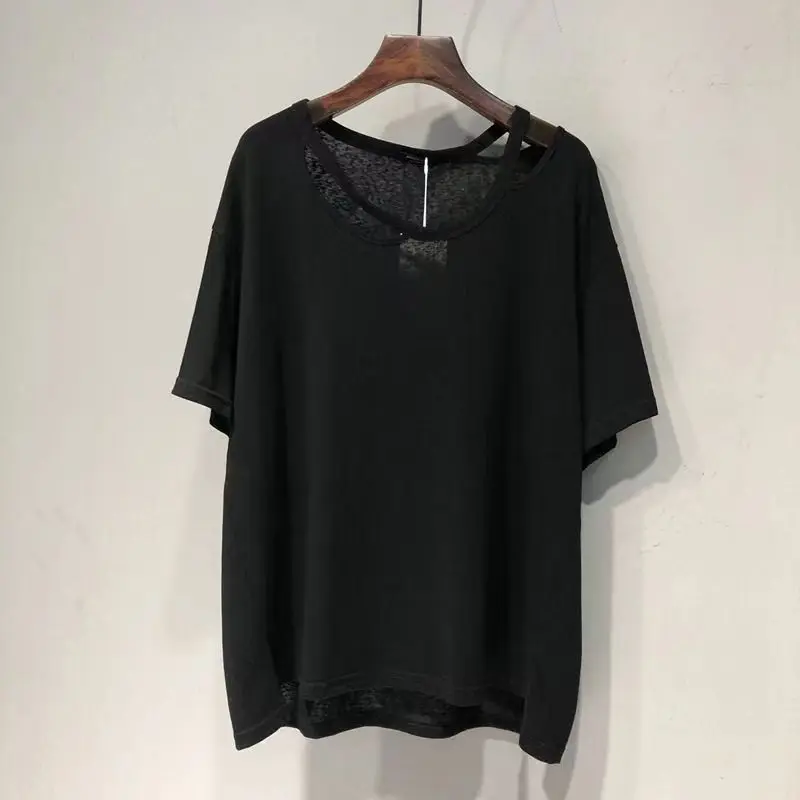 Women Clothes New Hollow Out All-match Casual Tops Summer Solid Short SleeveLoose Plus Size Vintage T Shirts Fashion Lazy Style
Women Clothes New Hollow Out All-match Casual Tops Summer Solid Short SleeveLoose Plus Size Vintage T Shirts Fashion Lazy Style