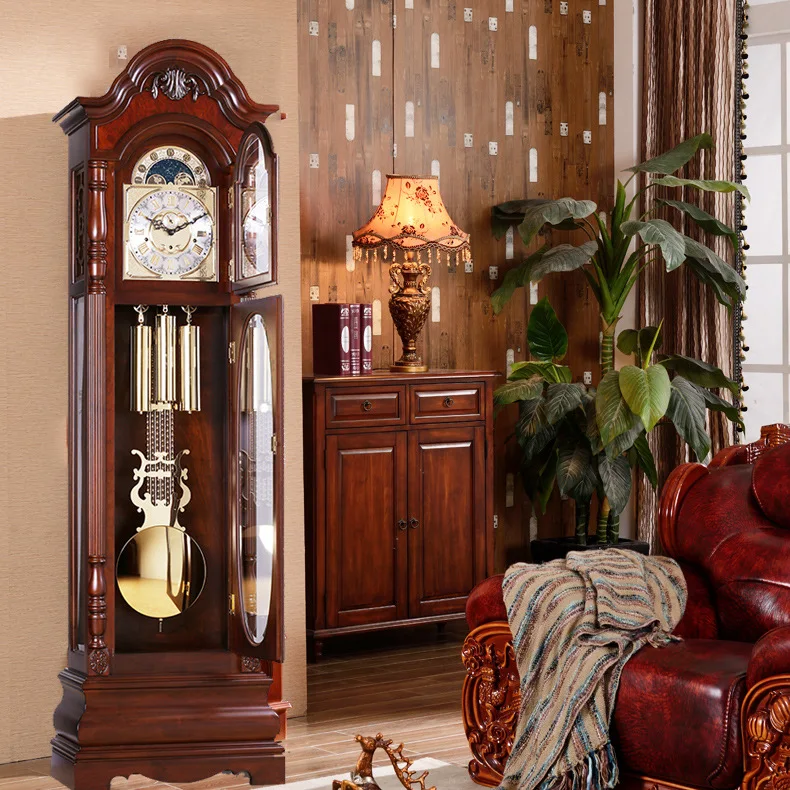 Mechanical Floor Clock Core Standing Clock European Living Room Hedgehog Red Sandalwood
Mechanical Floor Clock Core Standing Clock European Living Room Hedgehog Red Sandalwood