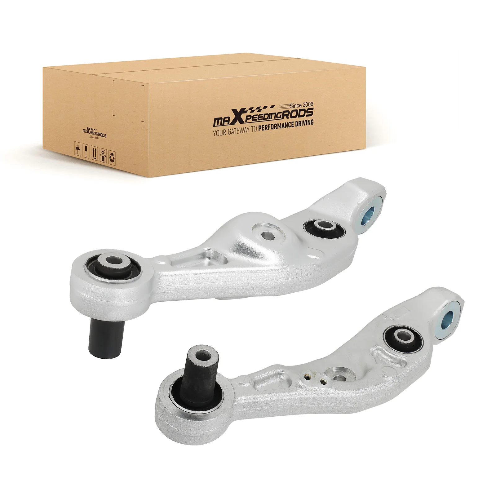 MaXpeedingrods 2Pcs Aluminum Front Lower Rearward Control Arms Kit for 2007-2017 Lexus LS460 RWD
MaXpeedingrods 2Pcs Aluminum Front Lower Rearward Control Arms Kit for 2007-2017 Lexus LS460 RWD