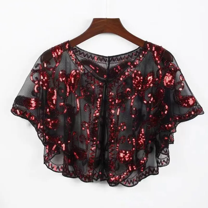 1PC Vintage Retro Shawl Party Accessories Mesh Bolero Flapper Cape Short Top Beaded Sequins
1PC Vintage Retro Shawl Party Accessories Mesh Bolero Flapper Cape Short Top Beaded Sequins