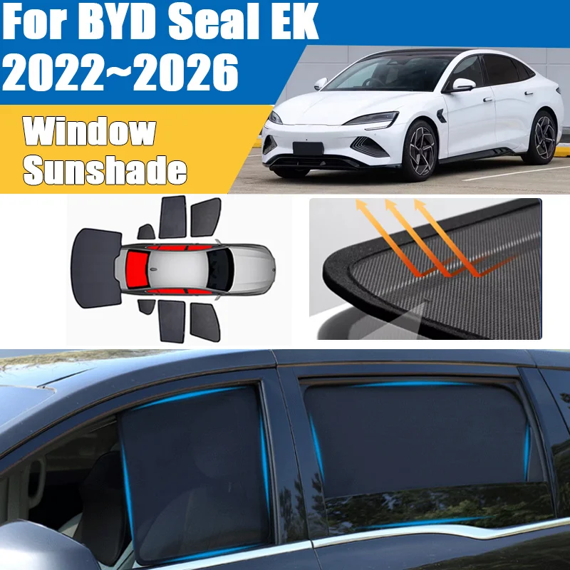 Car Sunshade For BYD Seal EK 2022 2023 2024 2025 2026 Blackout Mesh Heat Insulation Windshield Frame Curtain Auto Accessories
Car Sunshade For BYD Seal EK 2022 2023 2024 2025 2026 Blackout Mesh Heat Insulation Windshield Frame Curtain Auto Accessories