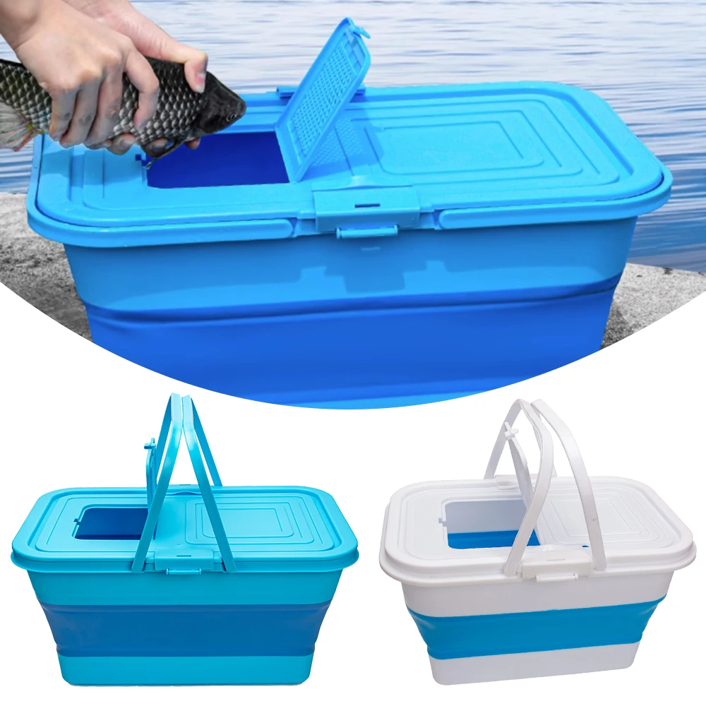 Folding Fishing Bucket Portable Fishing Storage Basin Cleaning Bucket Camping Car Wash Collapsible Buckets
Folding Fishing Bucket Portable Fishing Storage Basin Cleaning Bucket Camping Car Wash Collapsible Buckets