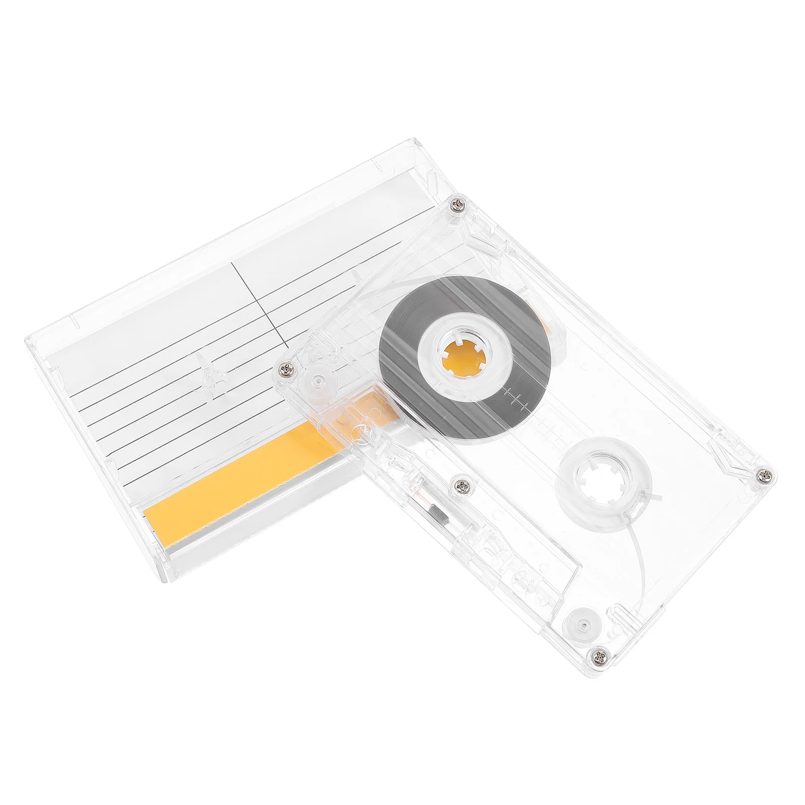Blank Cassette Tapes Clear Hard Case 60 Minutes Recording DIY Ornaments Vintage Decor Accessories Empty Equipment Car Audio
Blank Cassette Tapes Clear Hard Case 60 Minutes Recording DIY Ornaments Vintage Decor Accessories Empty Equipment Car Audio