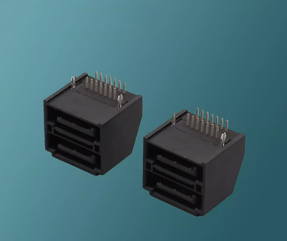 100pcs SATA7P, seat, double layer, 90 degrees, curved needle, harpoon positioning foot, connector
100pcs SATA7P, seat, double layer, 90 degrees, curved needle, harpoon positioning foot, connector