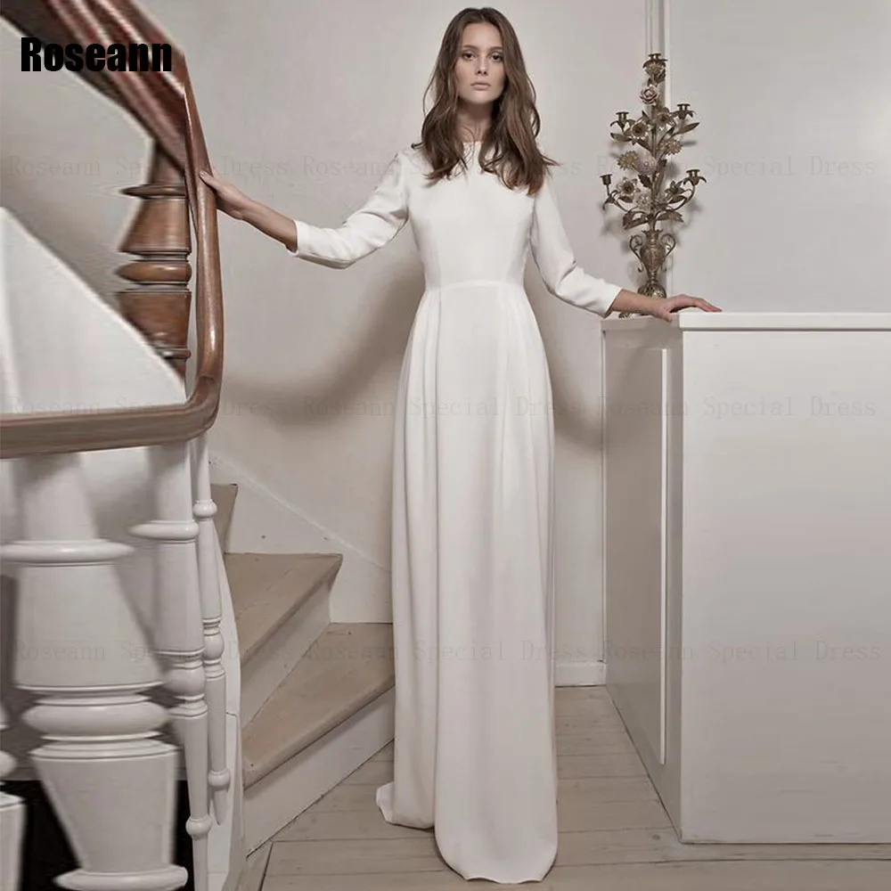 Muslim High Quality Ivory A-line Wedding Dresses 2024 New Design Full Satin Draped Pleat Bride Gown Floor Length robe de mariée
Muslim High Quality Ivory A-line Wedding Dresses 2024 New Design Full Satin Draped Pleat Bride Gown Floor Length robe de mariée