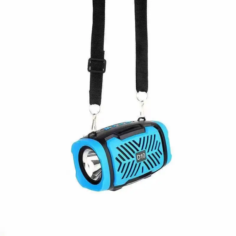 Strap portable outdoor stereo, wireless bluetooth speaker LED flashlight card USB multi-function player
Strap portable outdoor stereo, wireless bluetooth speaker LED flashlight card USB multi-function player