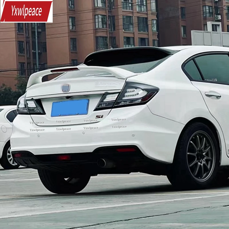 For Honda Civic 9.5th Gen 2014 2015 With Lights Style ABS Plastic Unpainted Color Rear Trunk Lip Spoiler Body Kit Accessories
For Honda Civic 9.5th Gen 2014 2015 With Lights Style ABS Plastic Unpainted Color Rear Trunk Lip Spoiler Body Kit Accessories