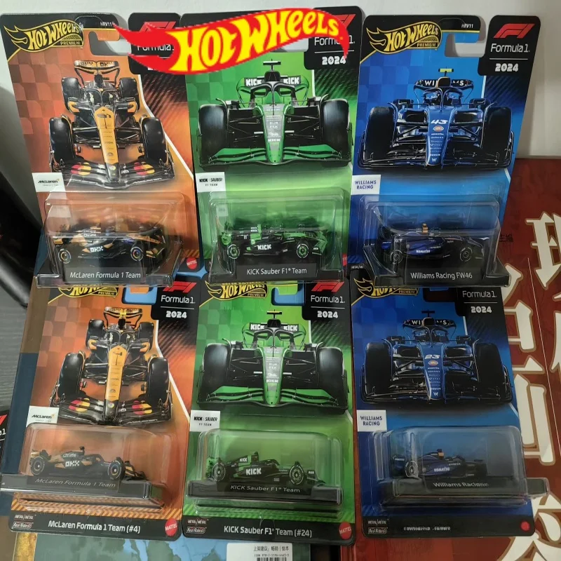 Новая модель Hot Wheels Premium Formula F1 Fw46 Racing, литая под давлением модель автомобиля Mclaren Kick Sauber Williams Team Vehicle, модель из сплава 
Новая модель Hot Wheels Premium Formula F1 Fw46 Racing, литая под давлением модель автомобиля Mclaren Kick Sauber Williams Team Vehicle, модель из сплава