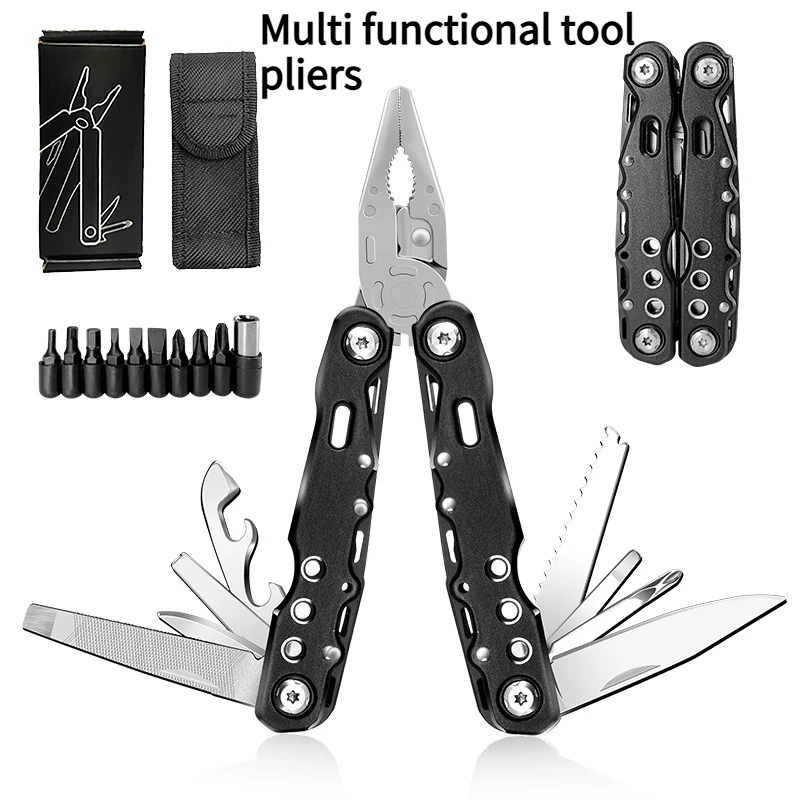 16 in 1 Foldable Tool Pliers Outdoor Multi Purpose Camping Emergency Survival Multi Functional Tactical Pliers
16 in 1 Foldable Tool Pliers Outdoor Multi Purpose Camping Emergency Survival Multi Functional Tactical Pliers