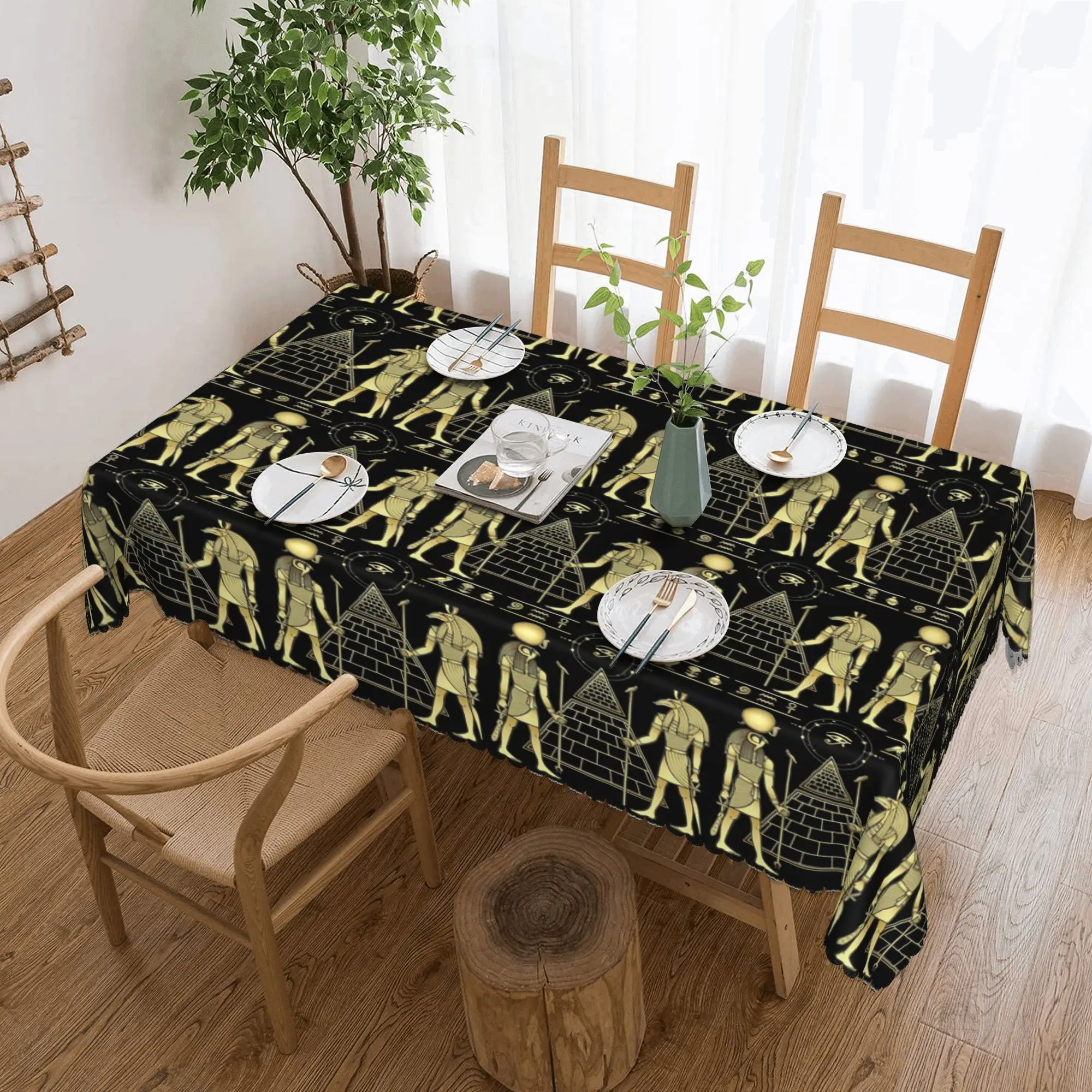 Customized Egyptian God Ra And Seth Rectangular Tablecloth Oilproof Table Cover for Festival Party Decorations Table Cloth
Customized Egyptian God Ra And Seth Rectangular Tablecloth Oilproof Table Cover for Festival Party Decorations Table Cloth
