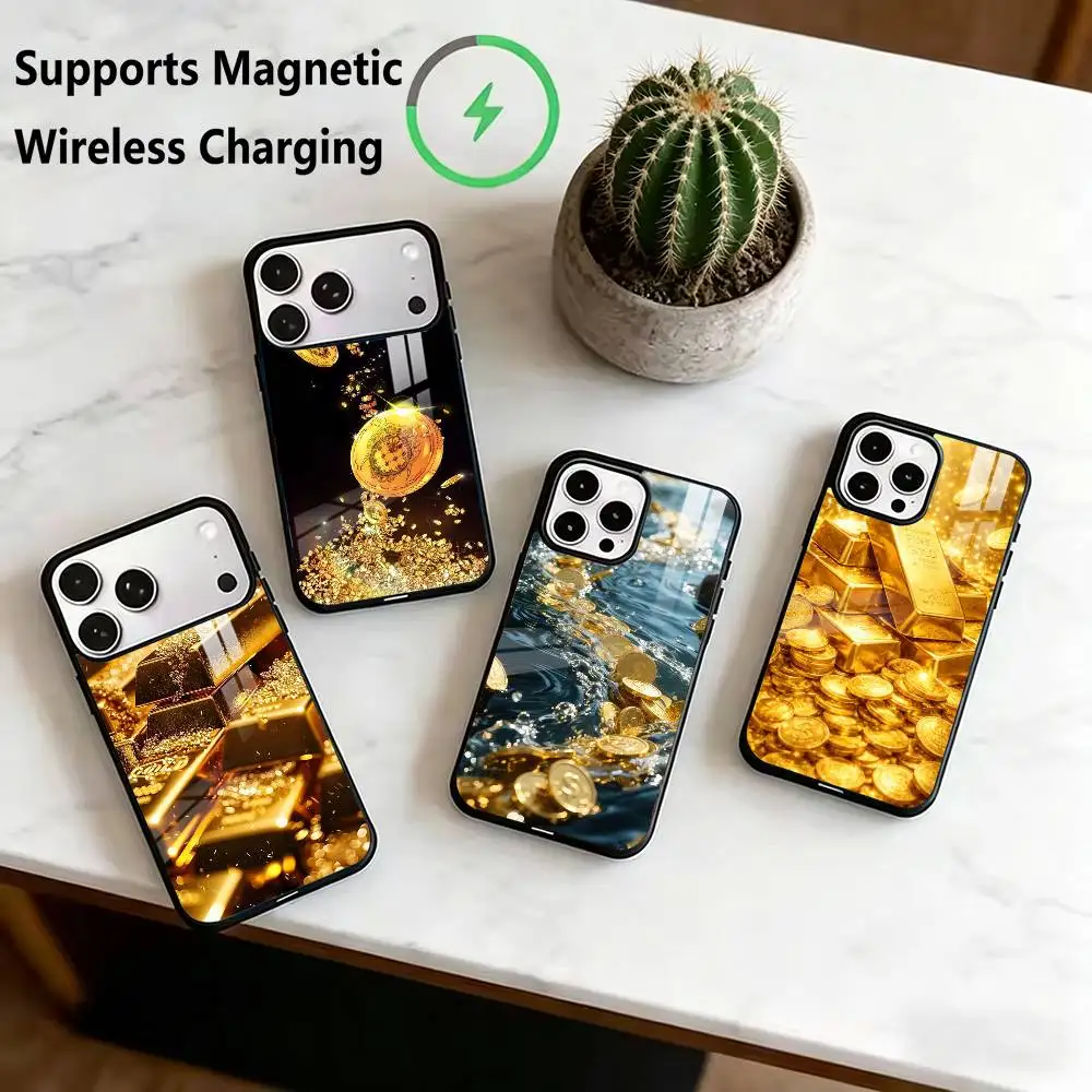 Wealth Art Dazzling G-Gold Phone Case For iPhone17,16,15,14,13,12,11 Plus,Pro Compatible with magnetic wireless charging
Wealth Art Dazzling G-Gold Phone Case For iPhone17,16,15,14,13,12,11 Plus,Pro Compatible with magnetic wireless charging
