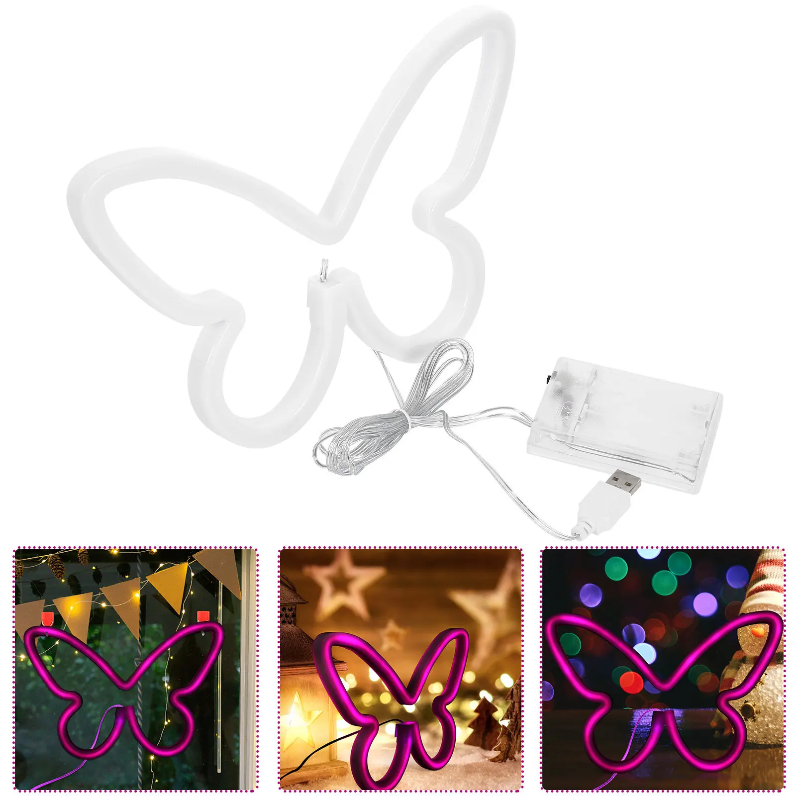 Butterfly LED Neon Sign USB Powered Wall Decor for Bedroom Aesthetic Room Decorations Dorm Light Night Lamp
Butterfly LED Neon Sign USB Powered Wall Decor for Bedroom Aesthetic Room Decorations Dorm Light Night Lamp