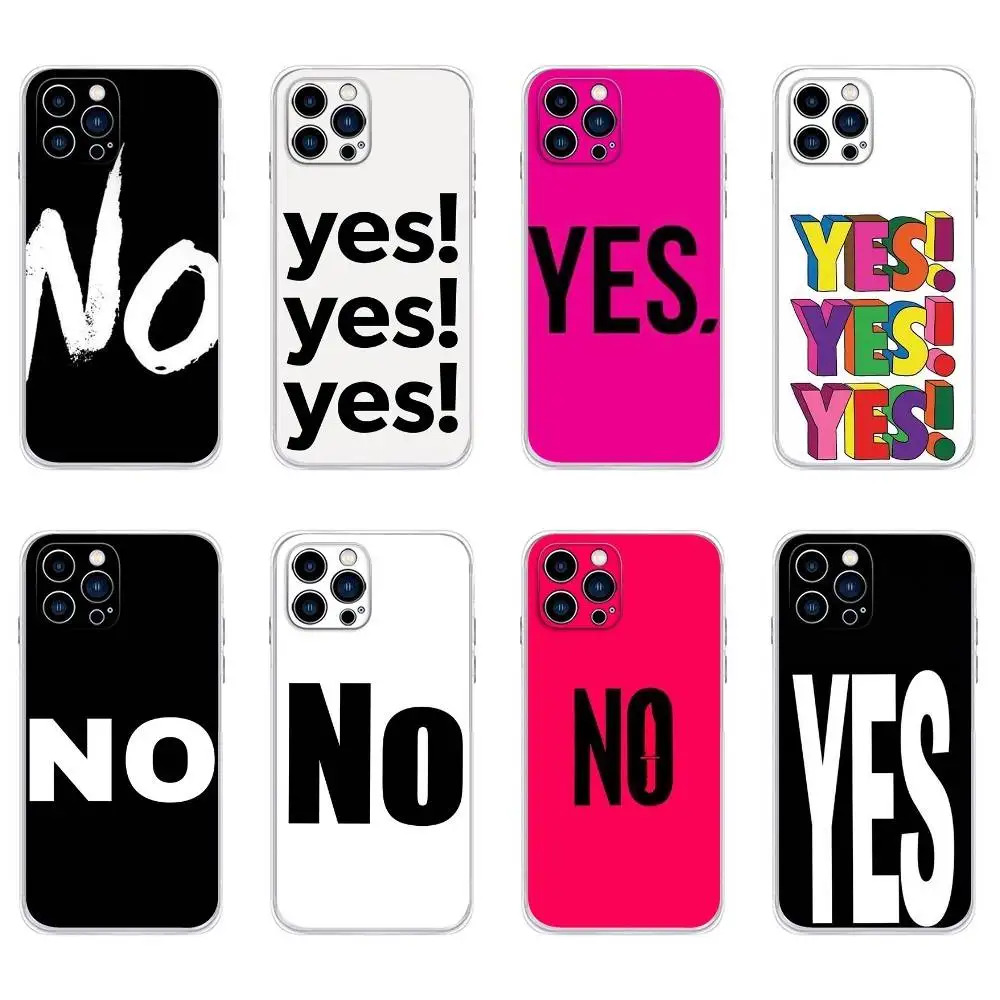NO and YES Personalized Art Phone Case For iPhone 16,15,14,13,12,11 Plus,Pro,Max,XR,XS,Plus,E,Mini Transparent Soft Cover
NO and YES Personalized Art Phone Case For iPhone 16,15,14,13,12,11 Plus,Pro,Max,XR,XS,Plus,E,Mini Transparent Soft Cover