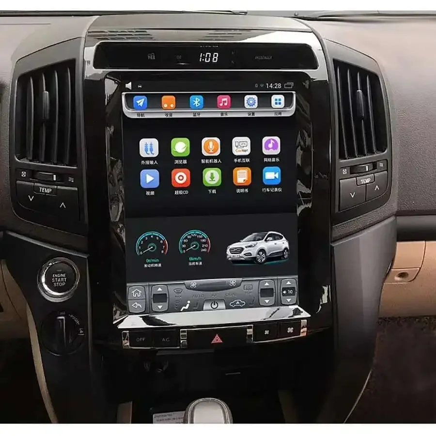 12.1" For Toyota Land Cruiser 200 LC200 2009-2015 Android 14 Radio GPS Navigation Car Multimedia Player Tesla Screen Head Unit
12.1" For Toyota Land Cruiser 200 LC200 2009-2015 Android 14 Radio GPS Navigation Car Multimedia Player Tesla Screen Head Unit